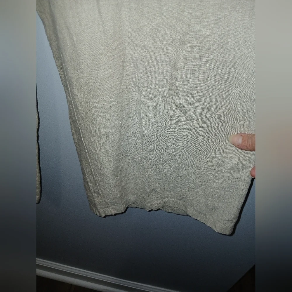 J. Jill Love Linen Pants Women Small Minimalist Granola Girl Office Wear - Picture 4 of 9